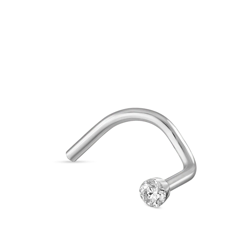 Invisible Set Diamond Nostril Screw - Image 11