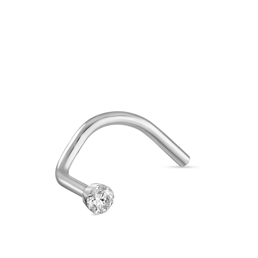 Invisible Set Diamond Nostril Screw - Image 2