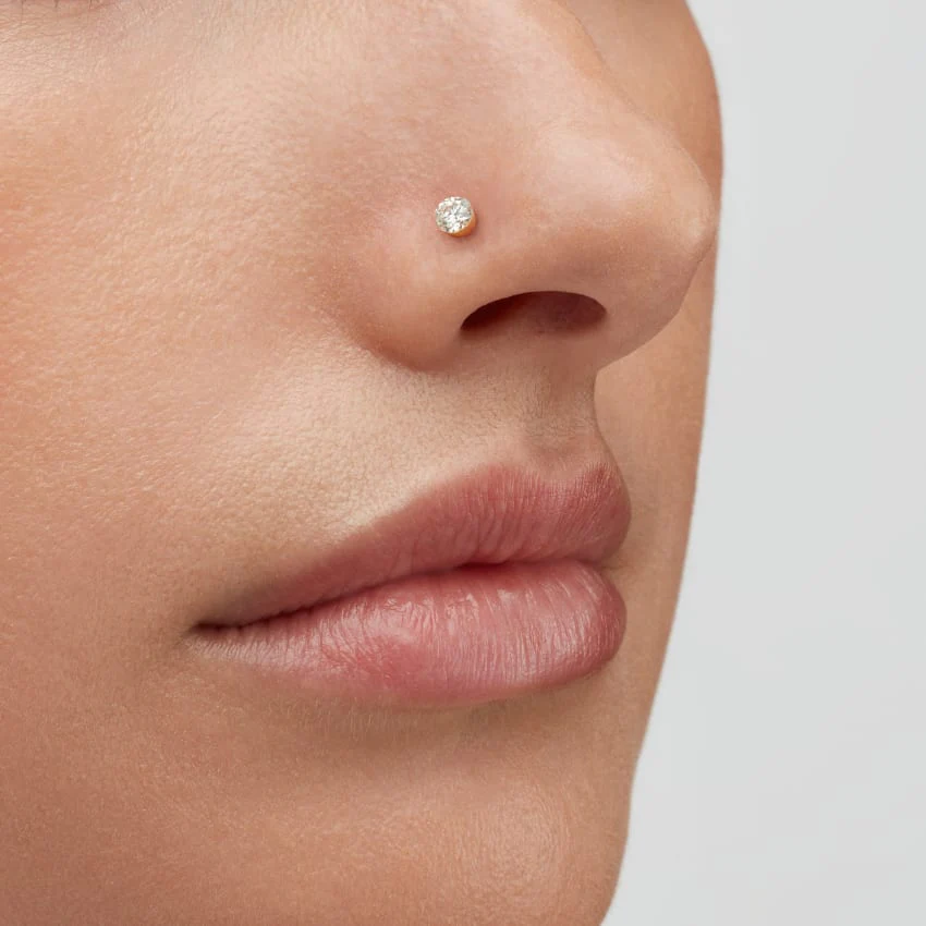 Invisible Set Diamond Nostril Screw - Image 28