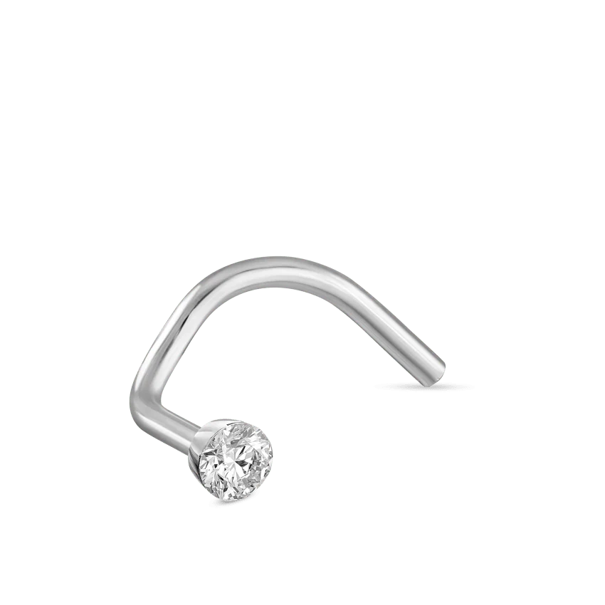 Invisible Set Diamond Nostril Screw - Image 4