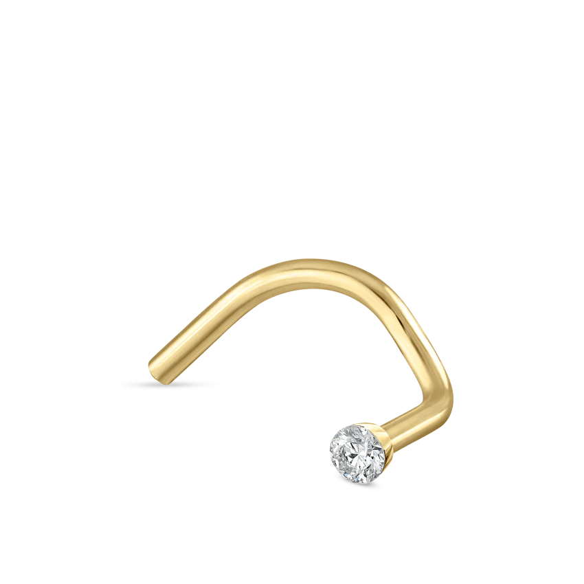 Invisible Set Diamond Nostril Screw - Image 42