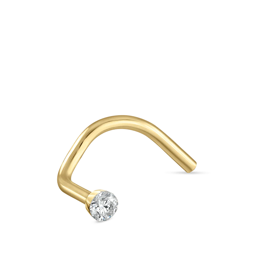 Invisible Set Diamond Nostril Screw - Image 46