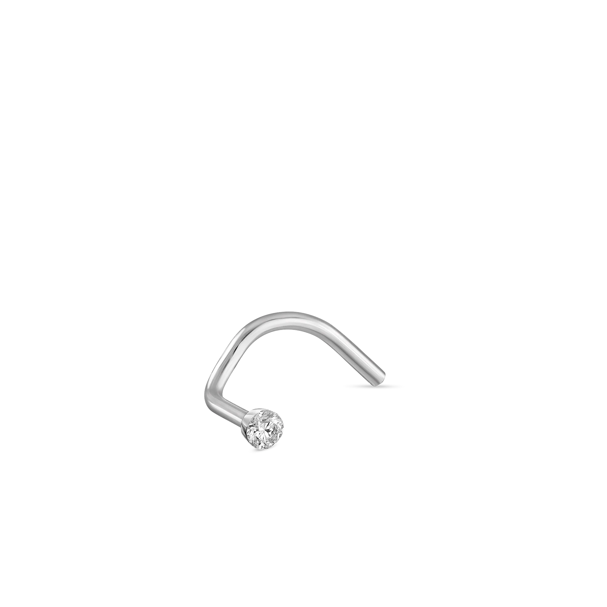 Invisible Set Diamond Nostril Screw - Image 73
