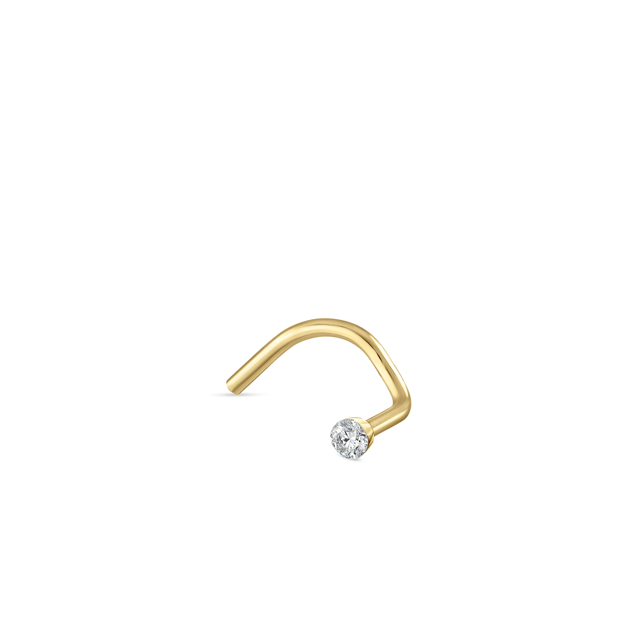 Invisible Set Diamond Nostril Screw - Image 76