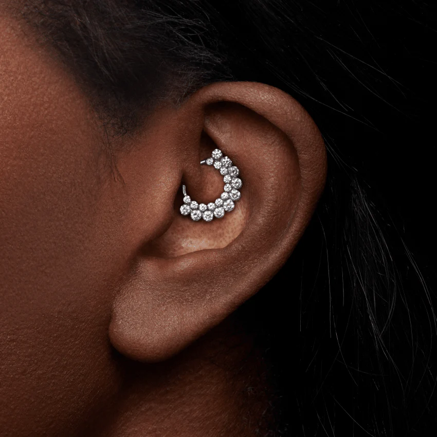 Invisible Diamond Apsara Hoop Earring - Image 20