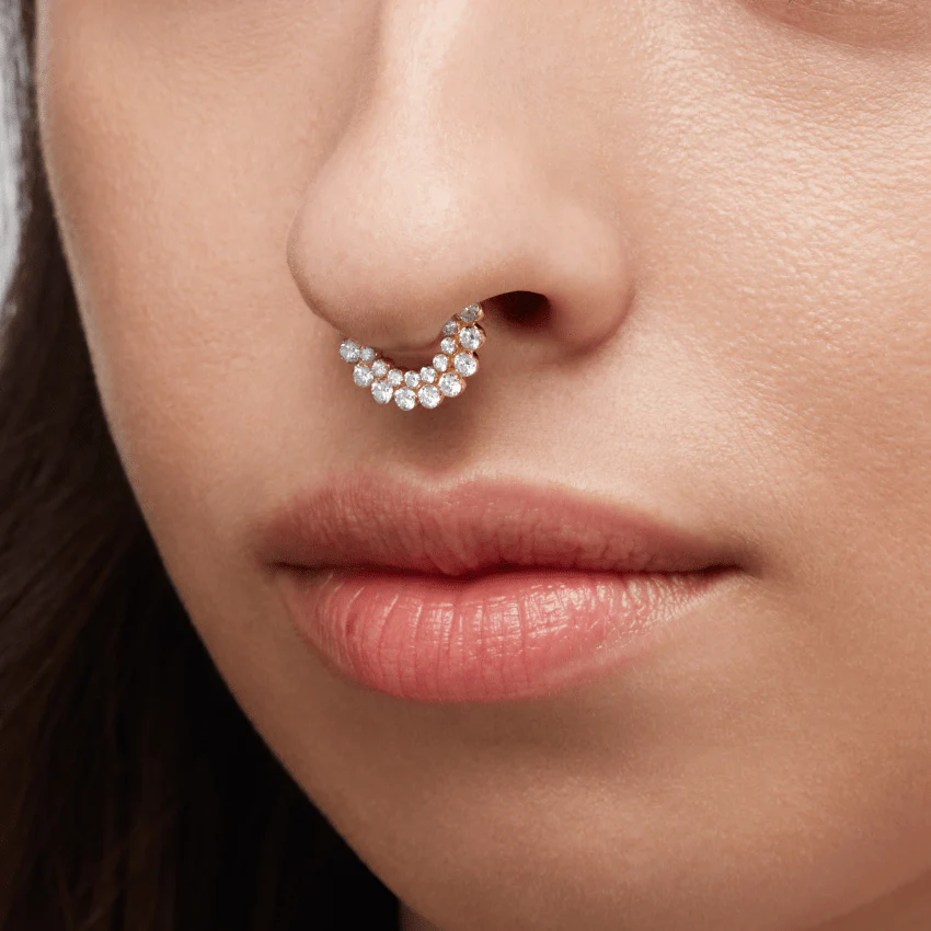 Invisible Diamond Apsara Hoop Earring - Image 30
