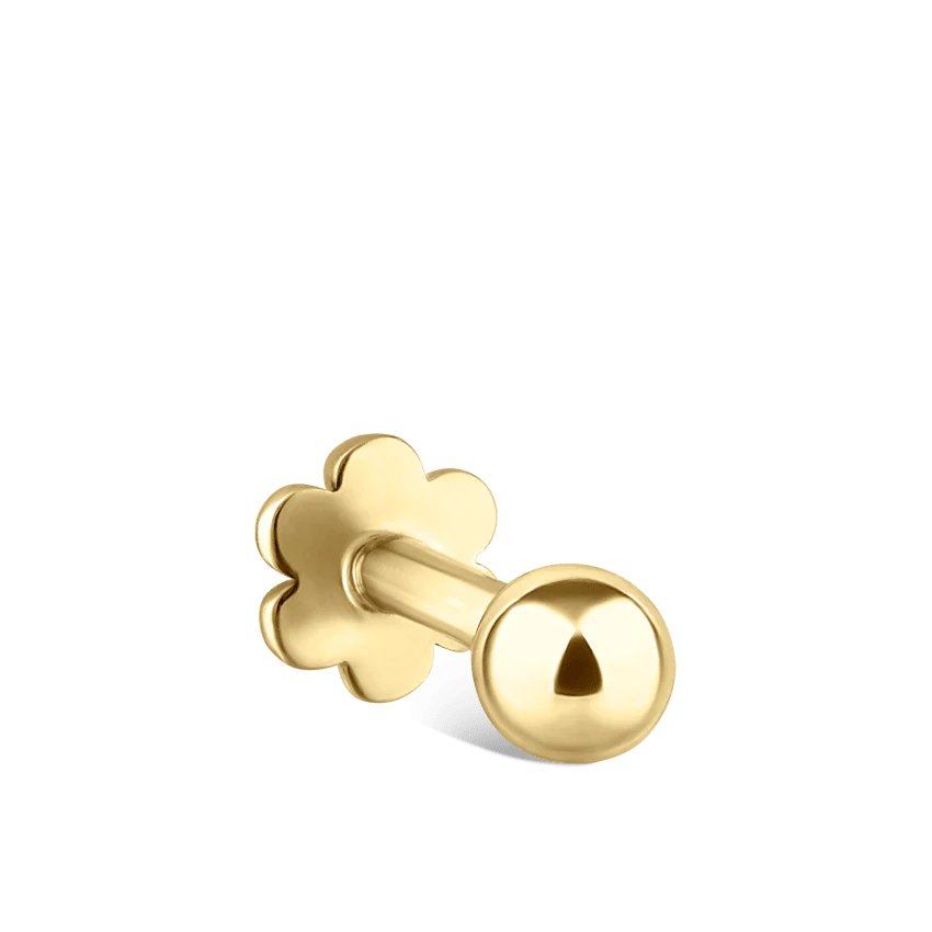 Ball Threaded Stud Earring With Titanium Backing - Image 29