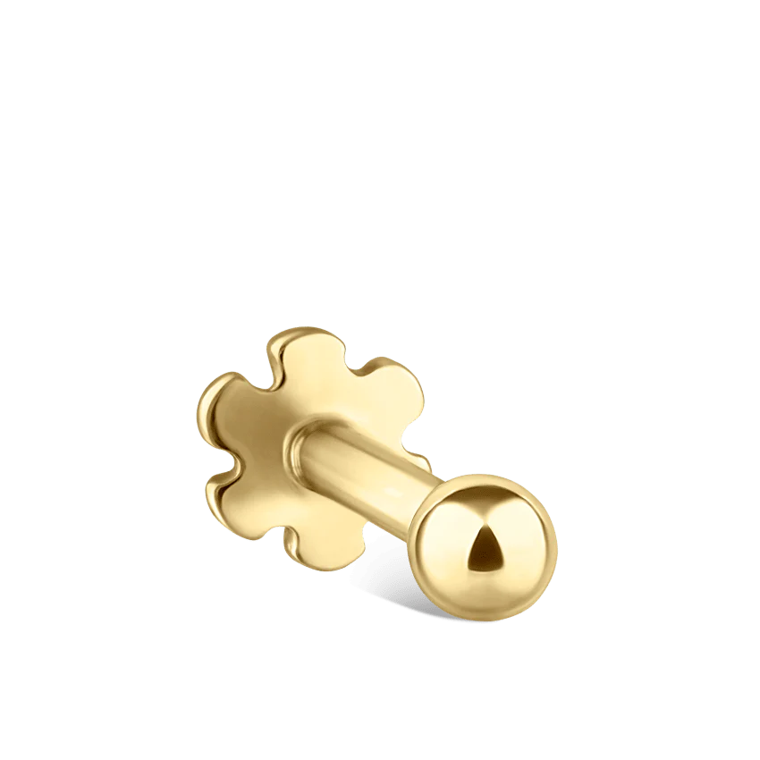 Ball Threaded Stud Earring With Titanium Backing - Image 35