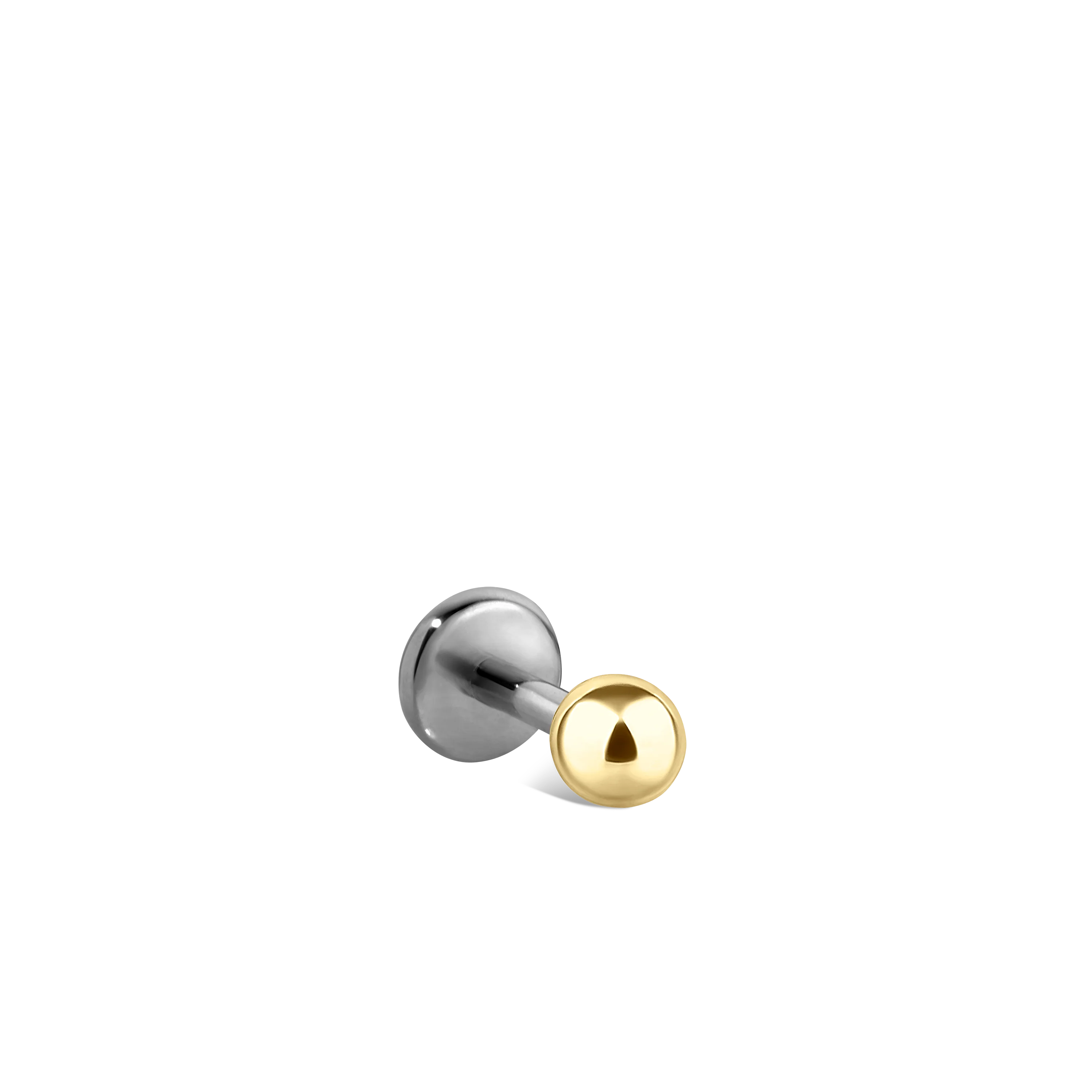 Ball Threaded Stud Earring With Titanium Backing - Image 63