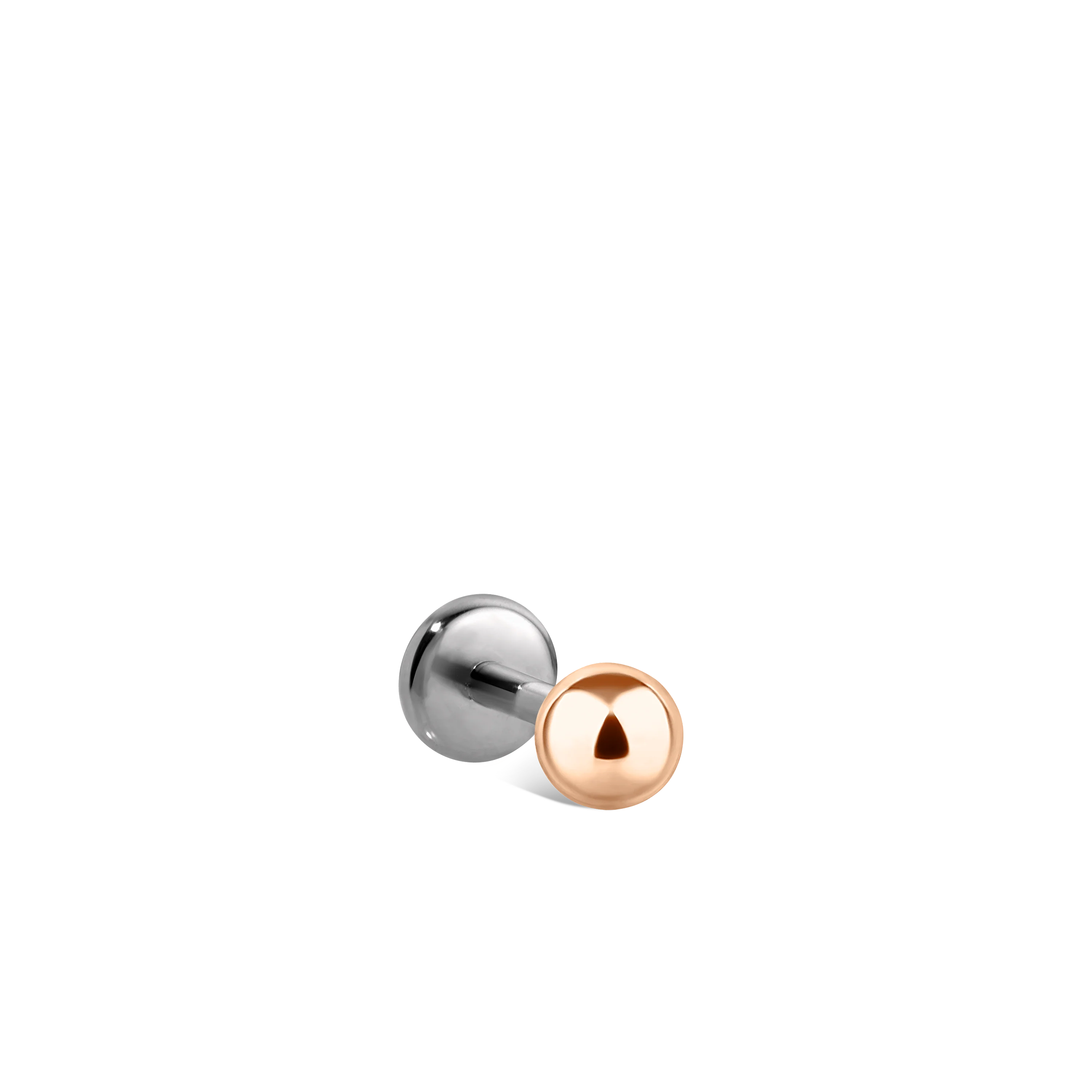 Ball Threaded Stud Earring With Titanium Backing - Image 69