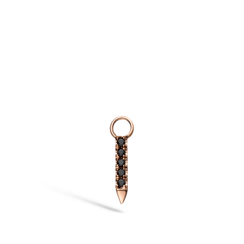Black and White Diamond Eternity Bar Charm - Image 27
