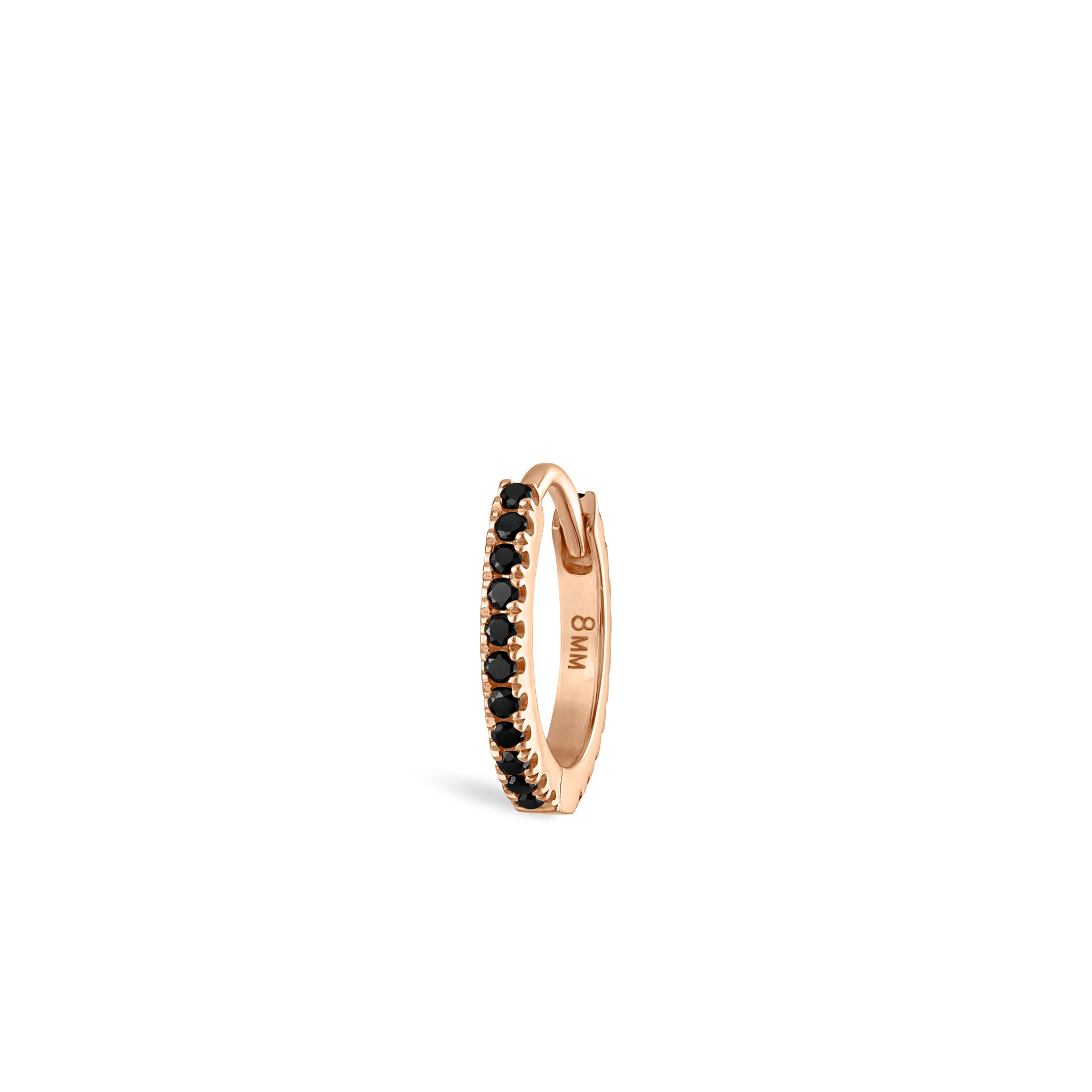 Black Diamond Eternity Hoop Earring - Image 104