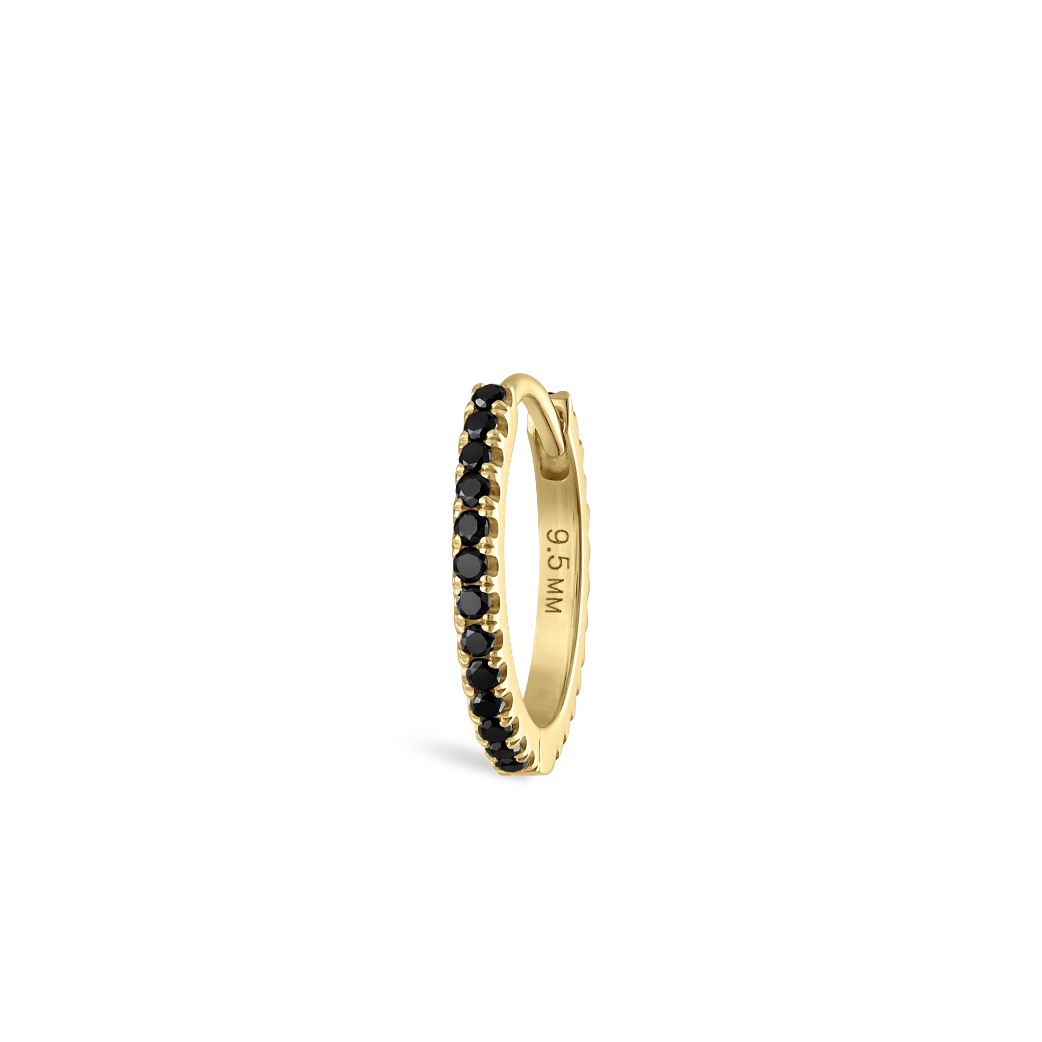 Black Diamond Eternity Hoop Earring - Image 109