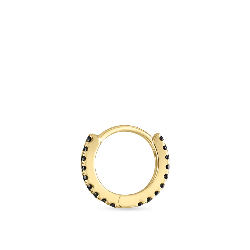 Black Diamond Eternity Hoop Earring - Image 48