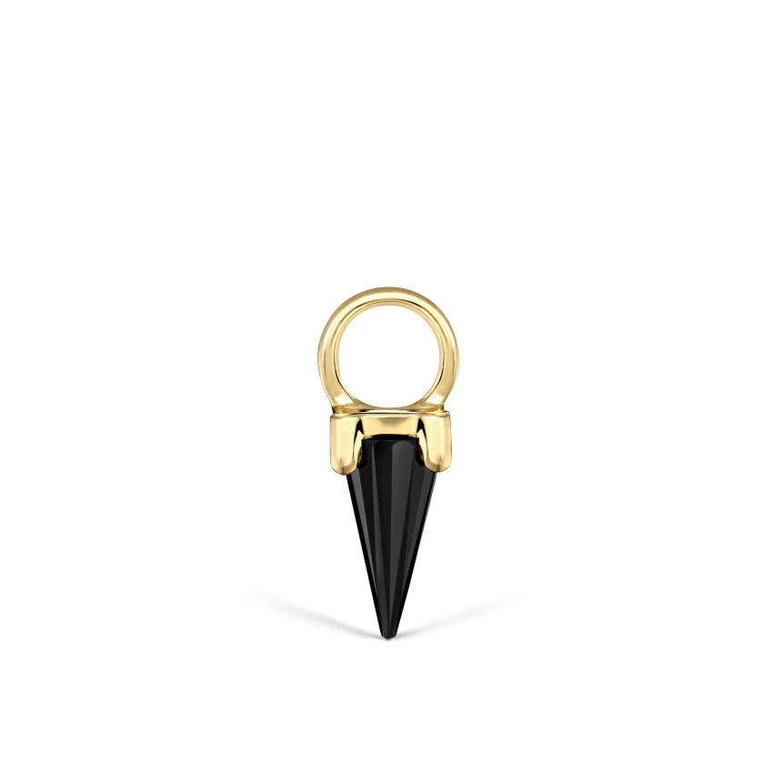 Black Moissanite Spike Charm - Image 6