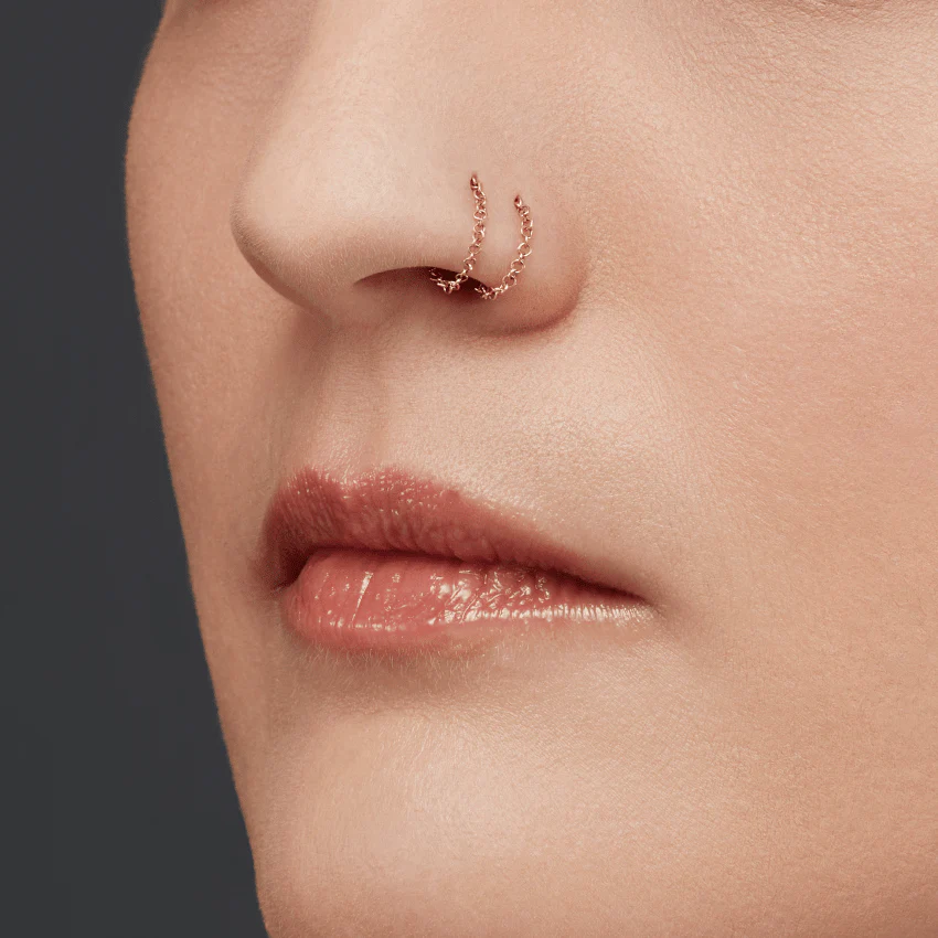 Chain Wrap Stud Earring - Image 13