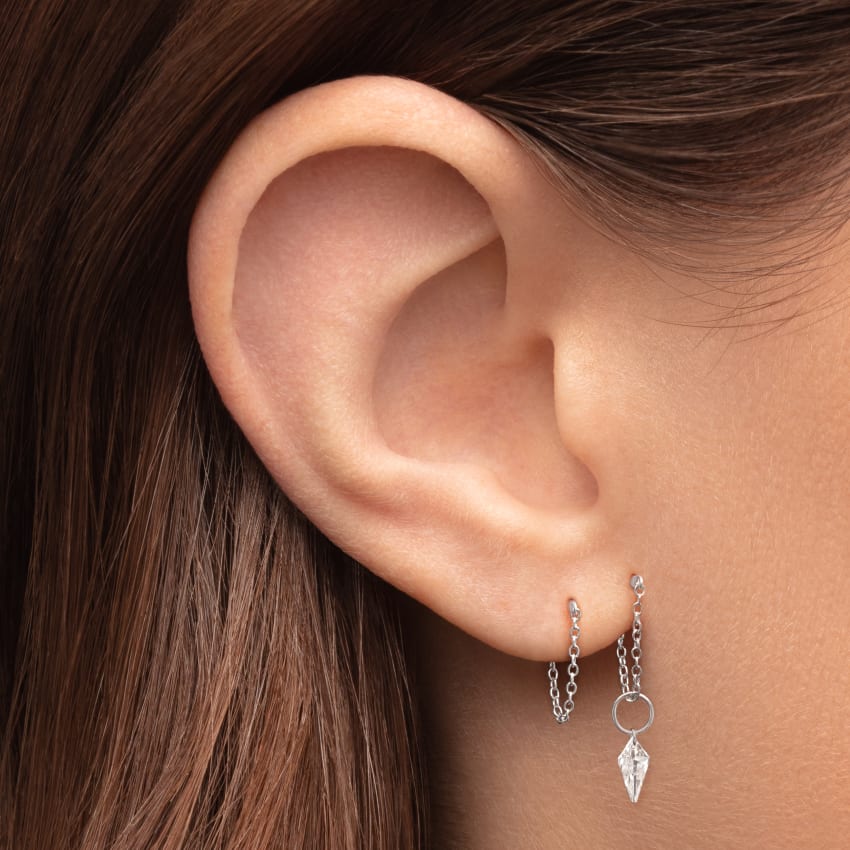 Chain Wrap Stud Earring - Image 21