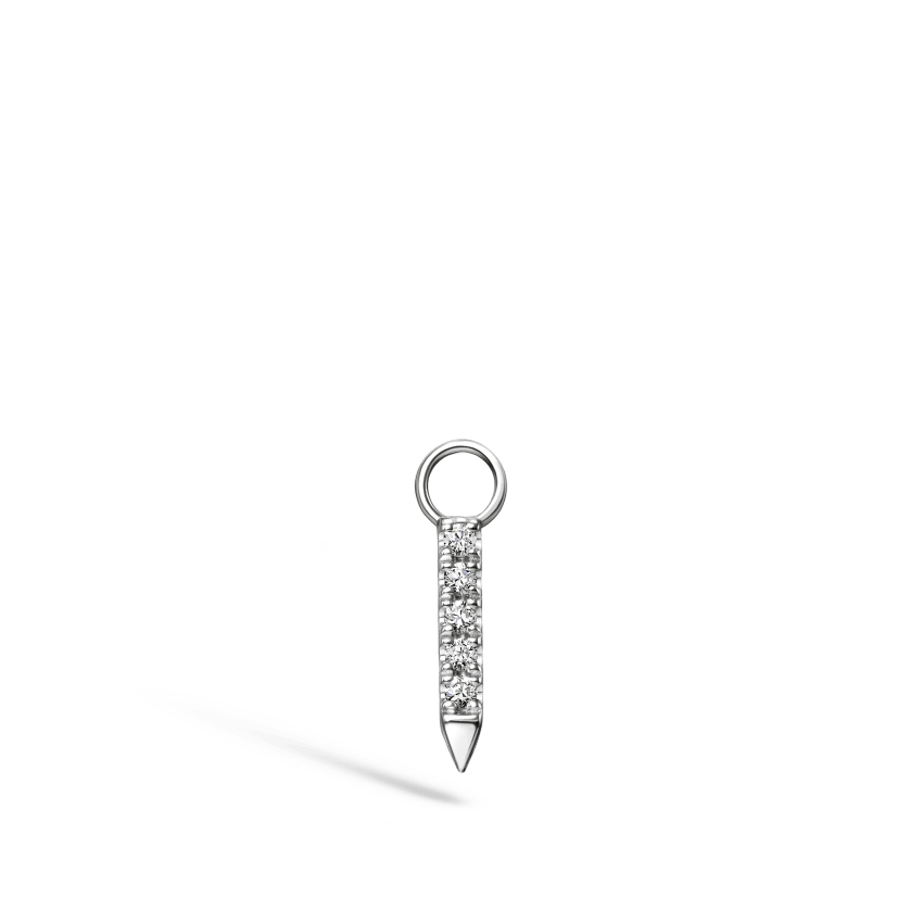 Diamond and Emerald Eternity Bar Charm - Image 20