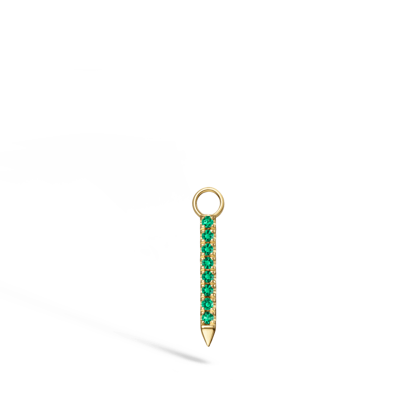 Diamond and Emerald Eternity Bar Charm - Image 21