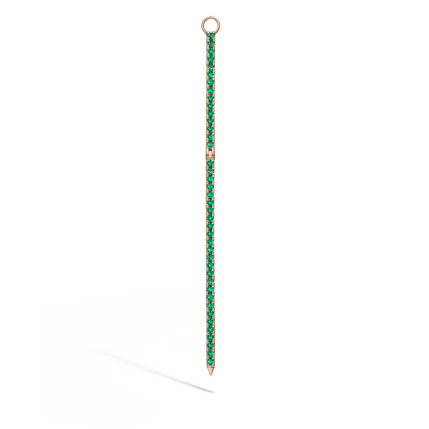 Diamond and Emerald Eternity Bar Charm - Image 32