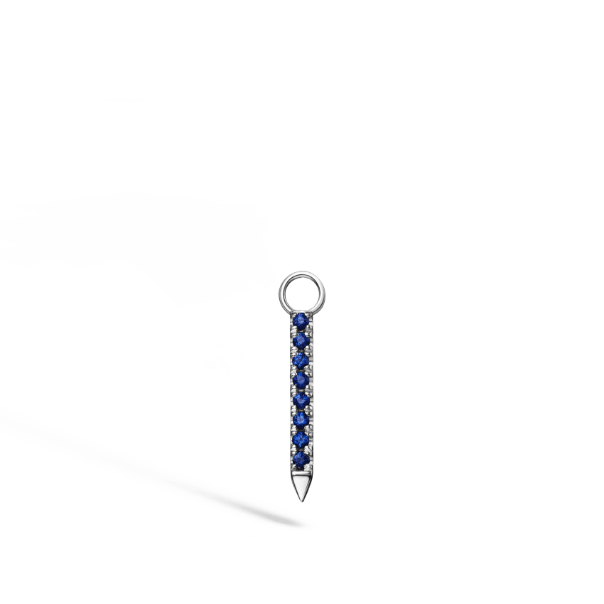 Diamond and Sapphire Eternity Bar Charm - Image 3