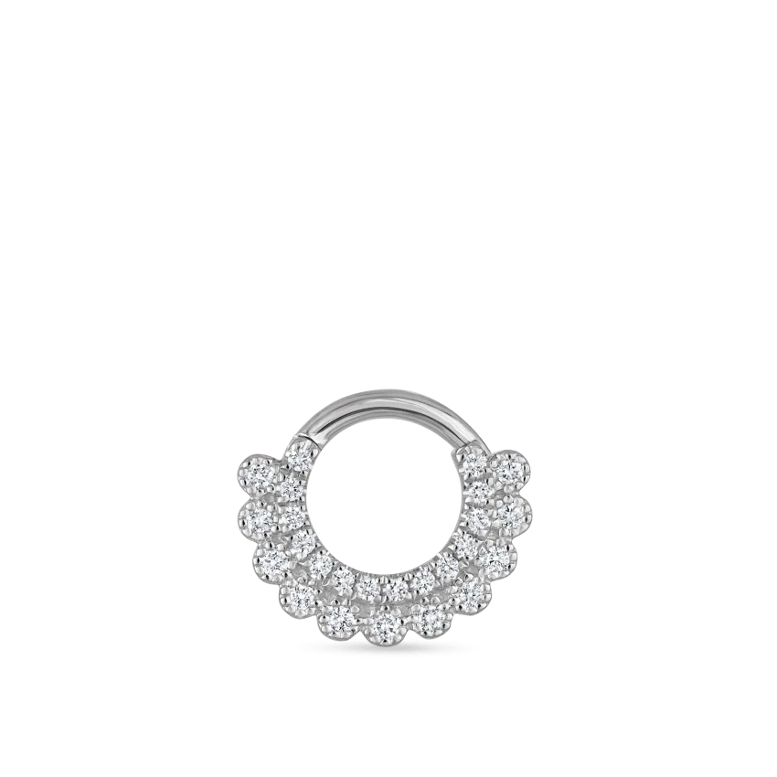 Diamond Apsara Hoop Earring - Image 2