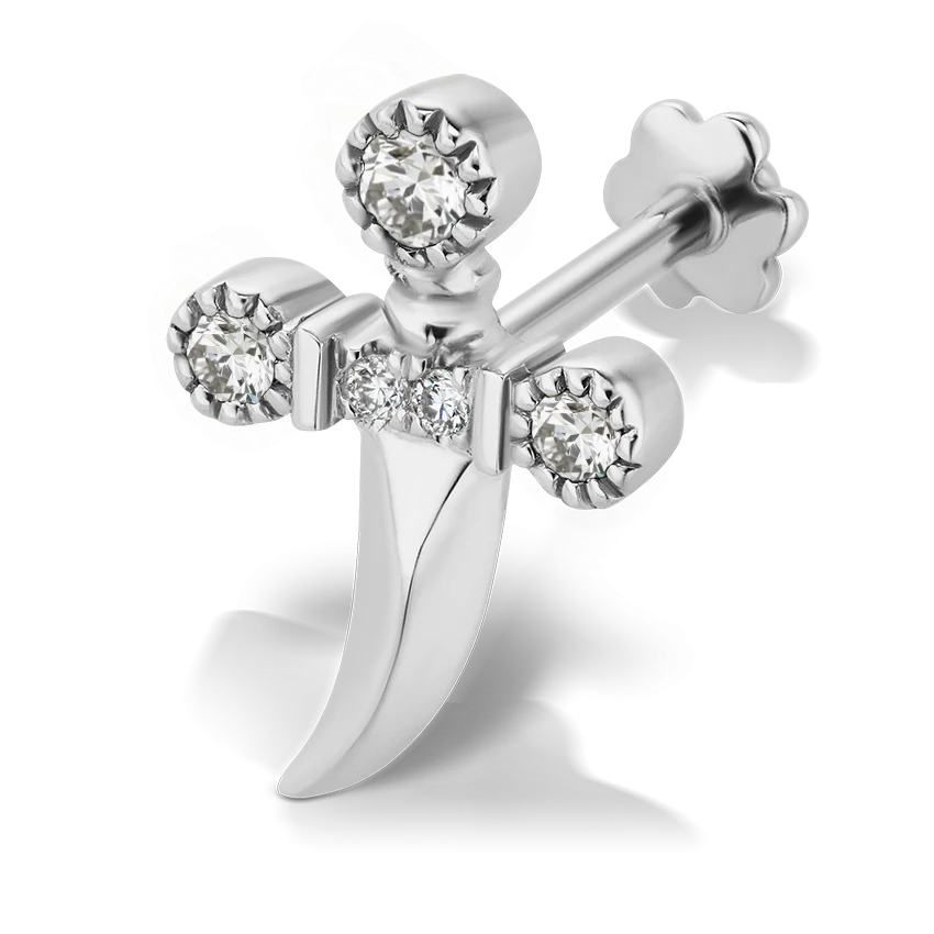 Diamond Dagger Threaded Stud - Image 2