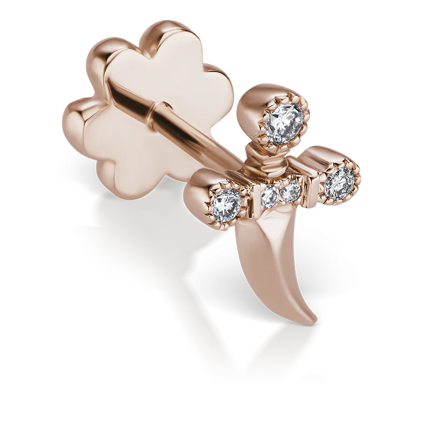 Diamond Dagger Threaded Stud With Titanium Backing - Image 11