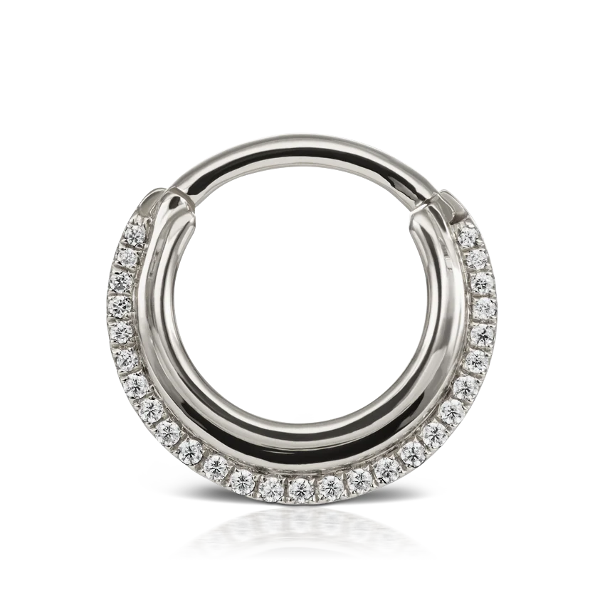Diamond Dhara Hoop Earring - Image 3