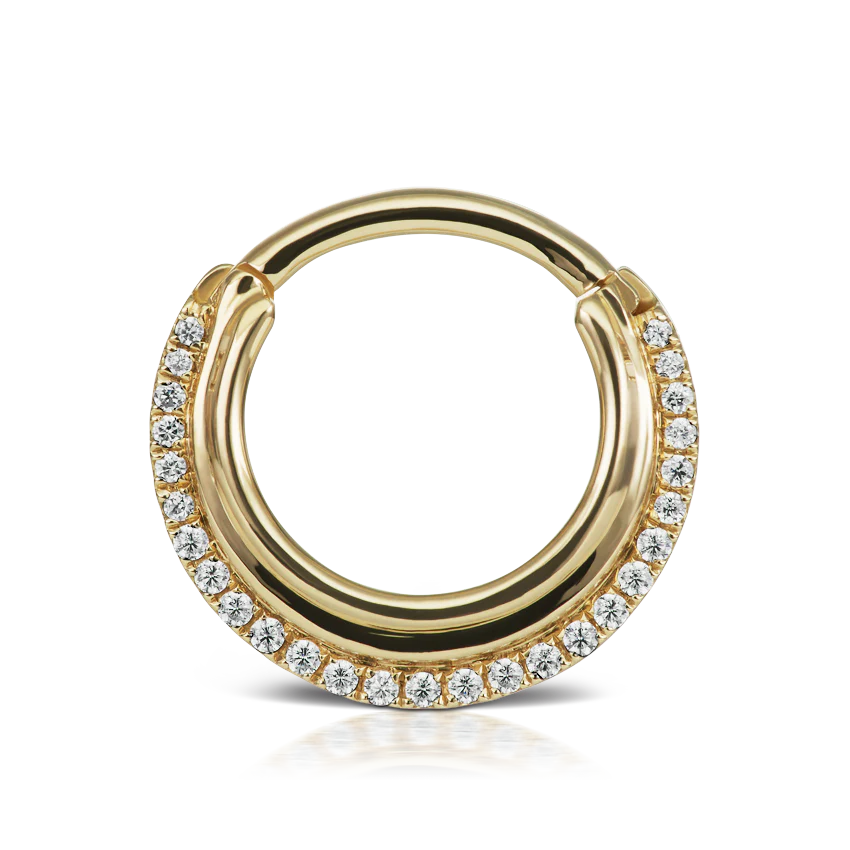 Diamond Dhara Hoop Earring - Image 5
