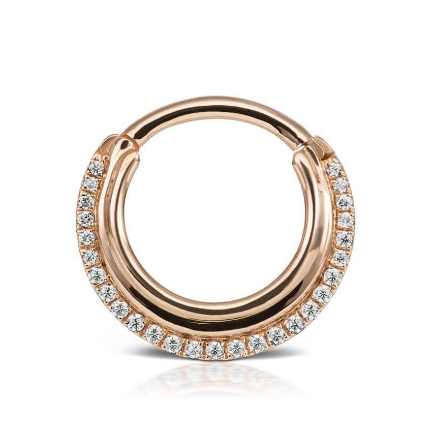 Diamond Dhara Hoop Earring - Image 7