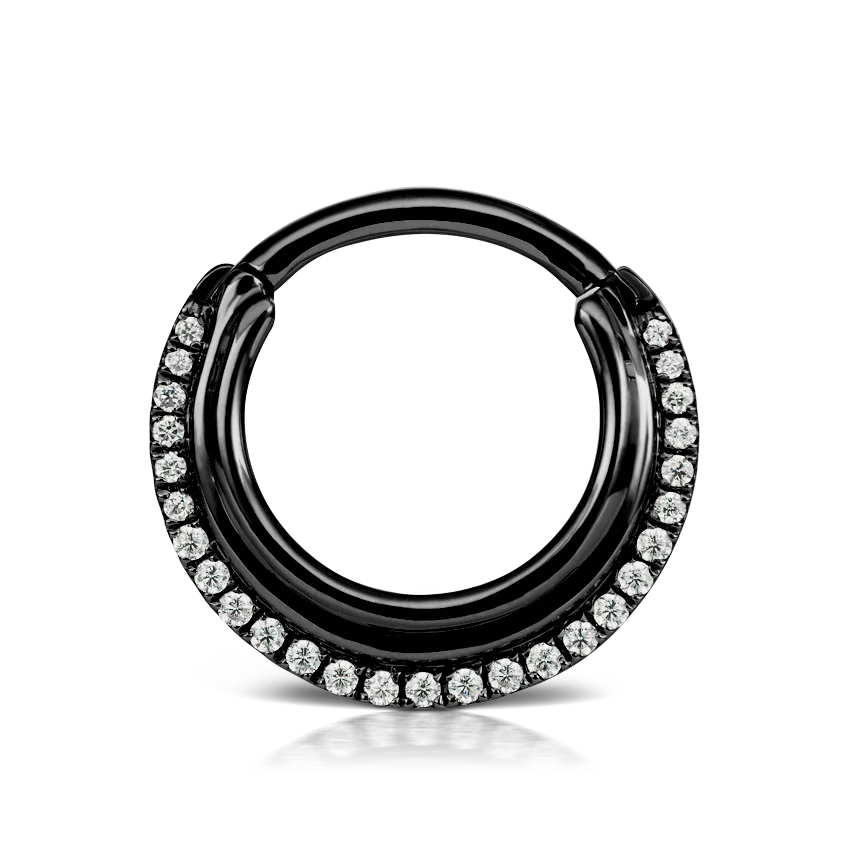 Diamond Dhara Hoop Earring - Image 9