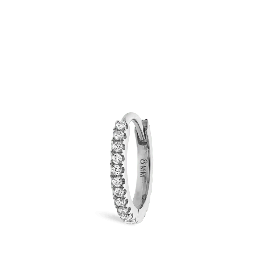 Diamond Eternity Hoop Earring