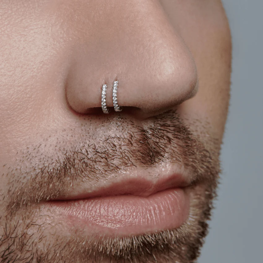Diamond Eternity Hoop Earring - Image 124