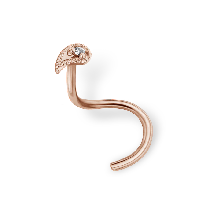 Diamond Paisley Nostril Screw - Image 19