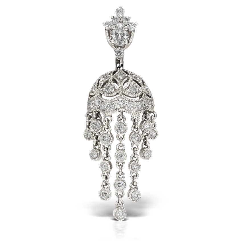 Diamond MT Tiara with Parasol Dangle Barbell - Image 5