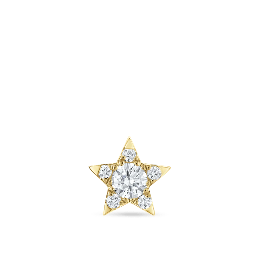 Diamond Star Stud Earring - Image 16