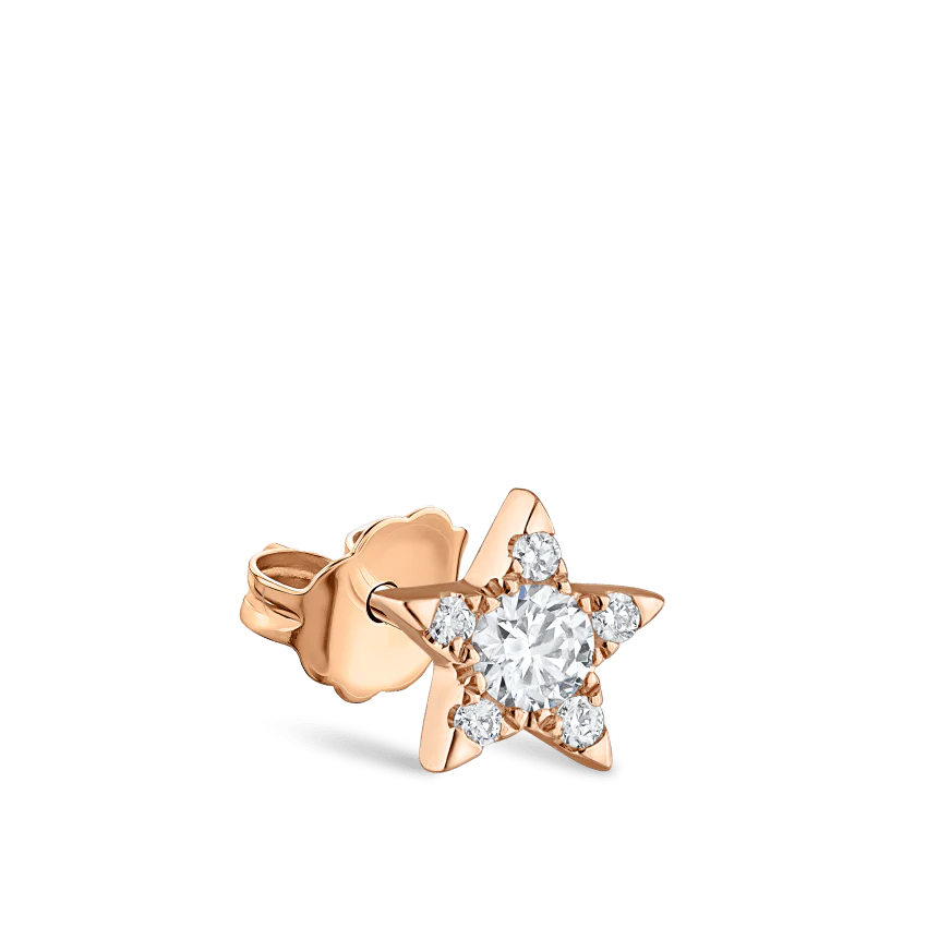 Diamond Star Stud Earring - Image 24