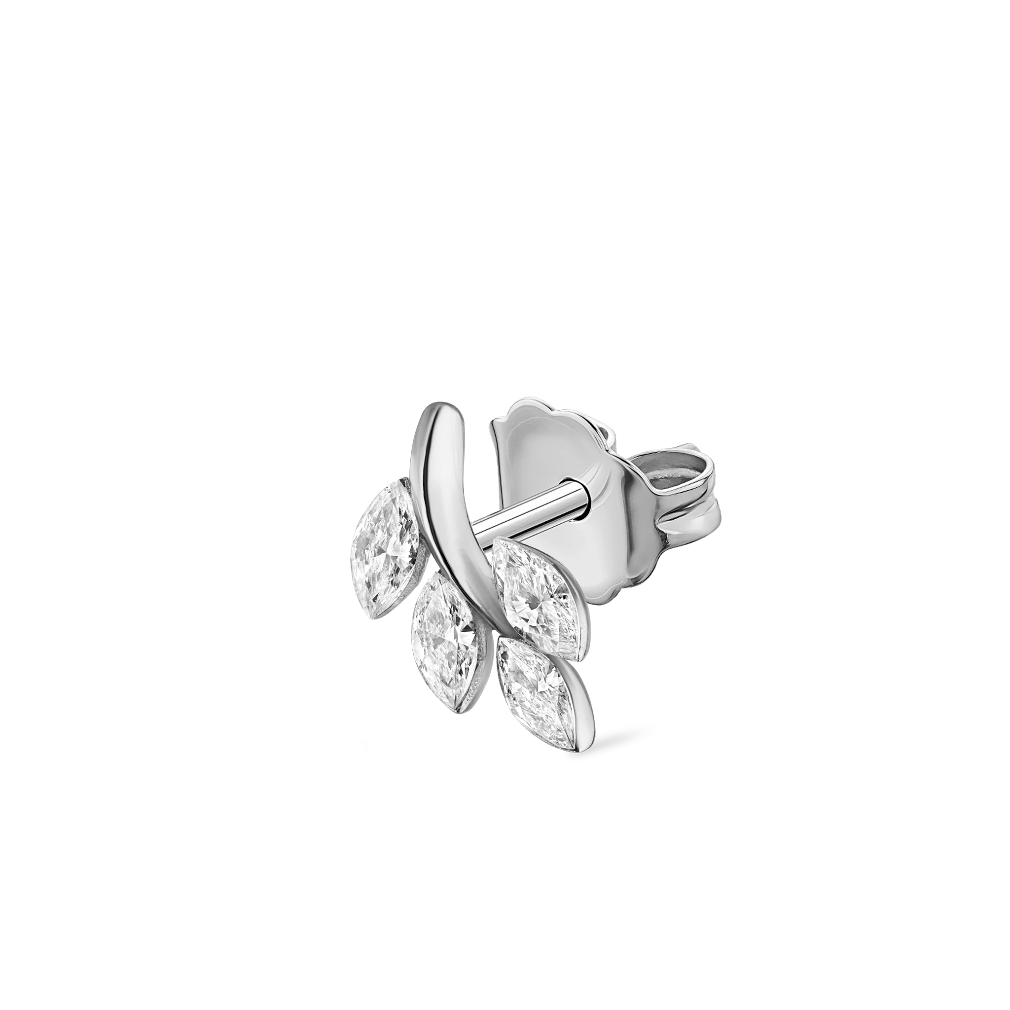 Diamond Vine Stud Earring - Image 23
