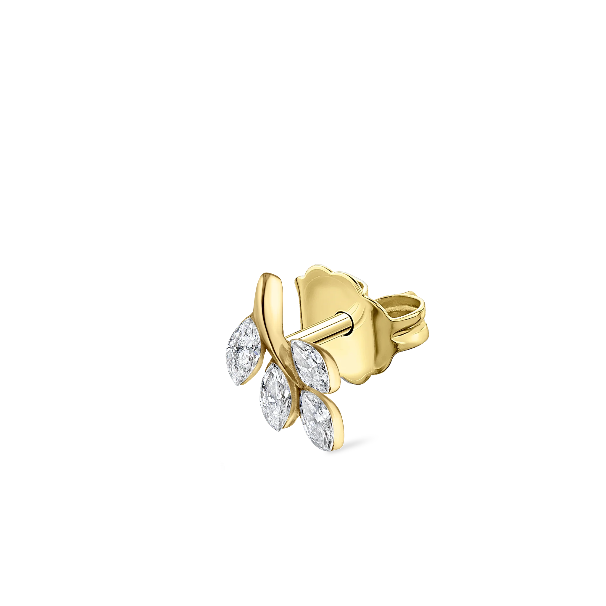 Diamond Vine Stud Earring - Image 35