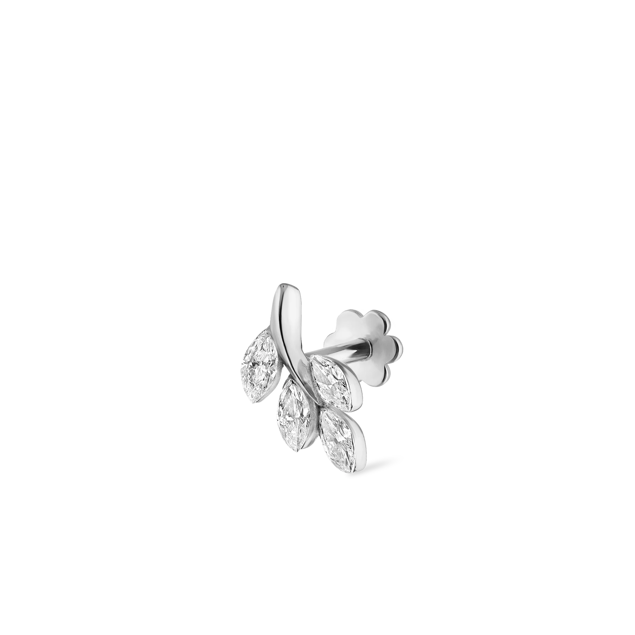 Diamond Vine Threaded Stud Earring - Image 68