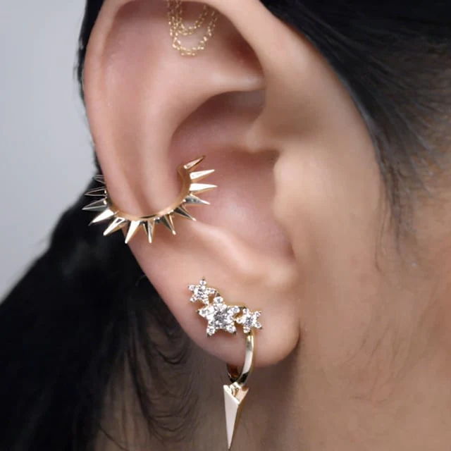 Double Chain Threaded Stud Drape With Titanium Backing - Image 14