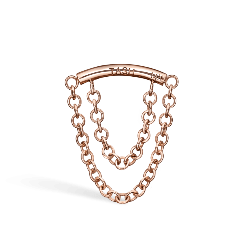 Double Chain Threaded Stud Drape With Titanium Backing - Image 21