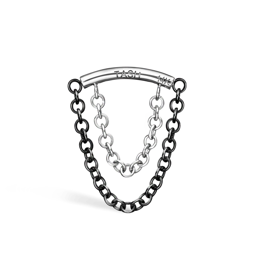 Double Chain Threaded Stud Drape With Titanium Backing - Image 29