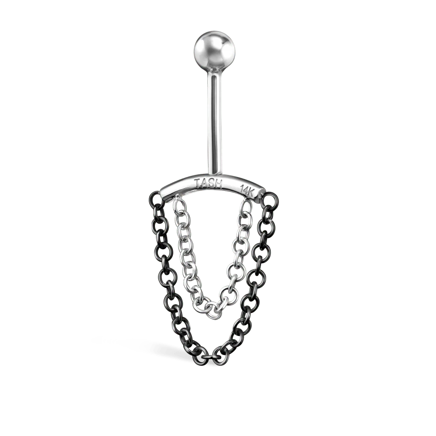 Double Chain Threaded Stud Drape With Titanium Backing - Image 30