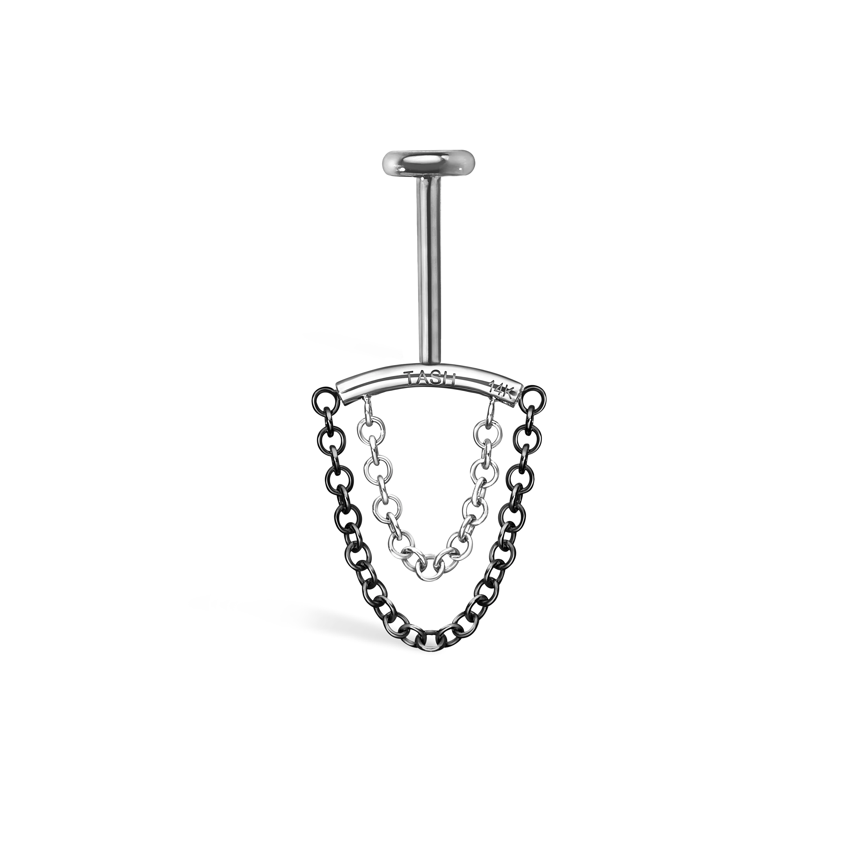 Double Chain Threaded Stud Drape With Titanium Backing - Image 36