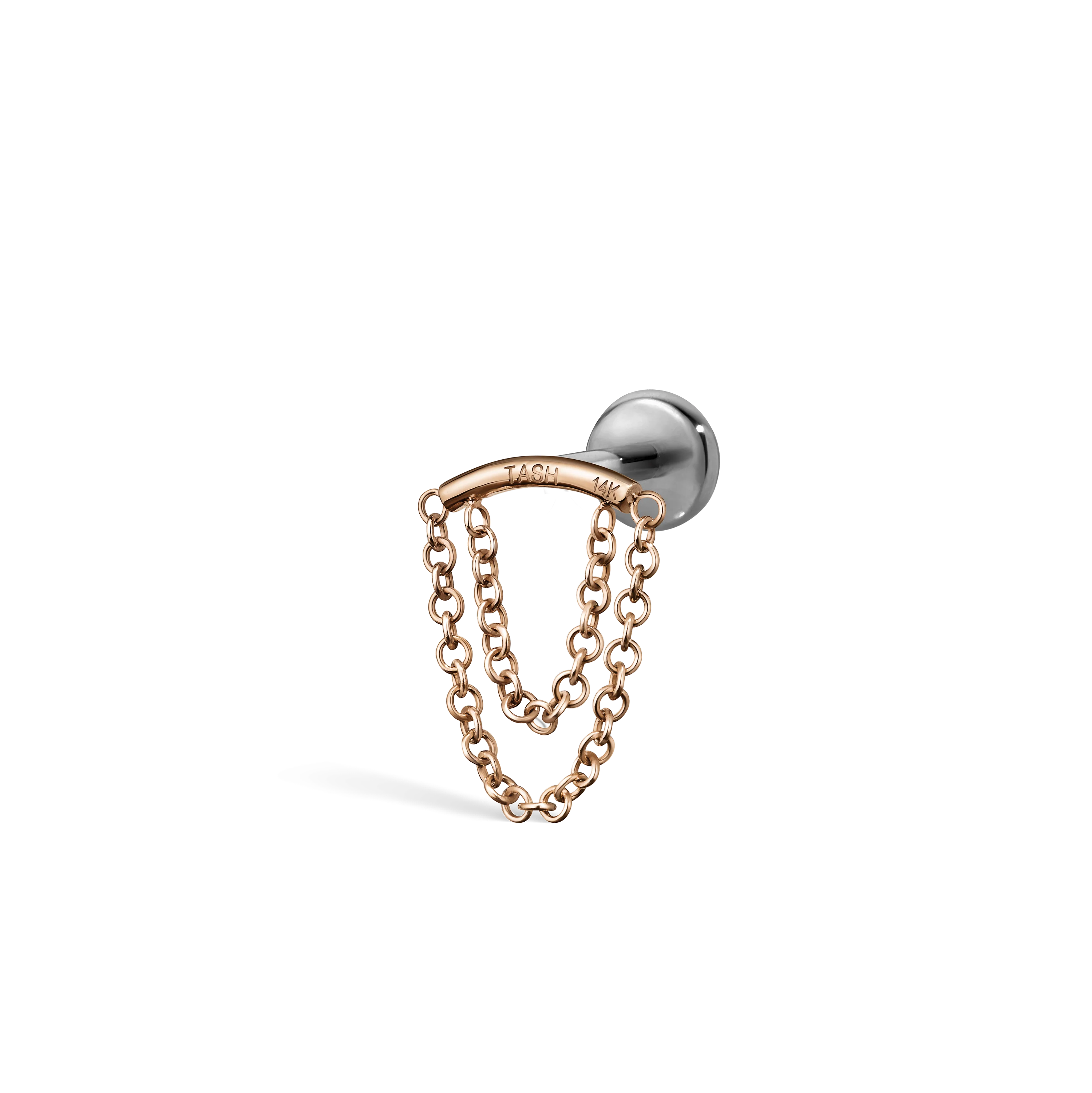 Double Chain Threaded Stud Drape With Titanium Backing - Image 37