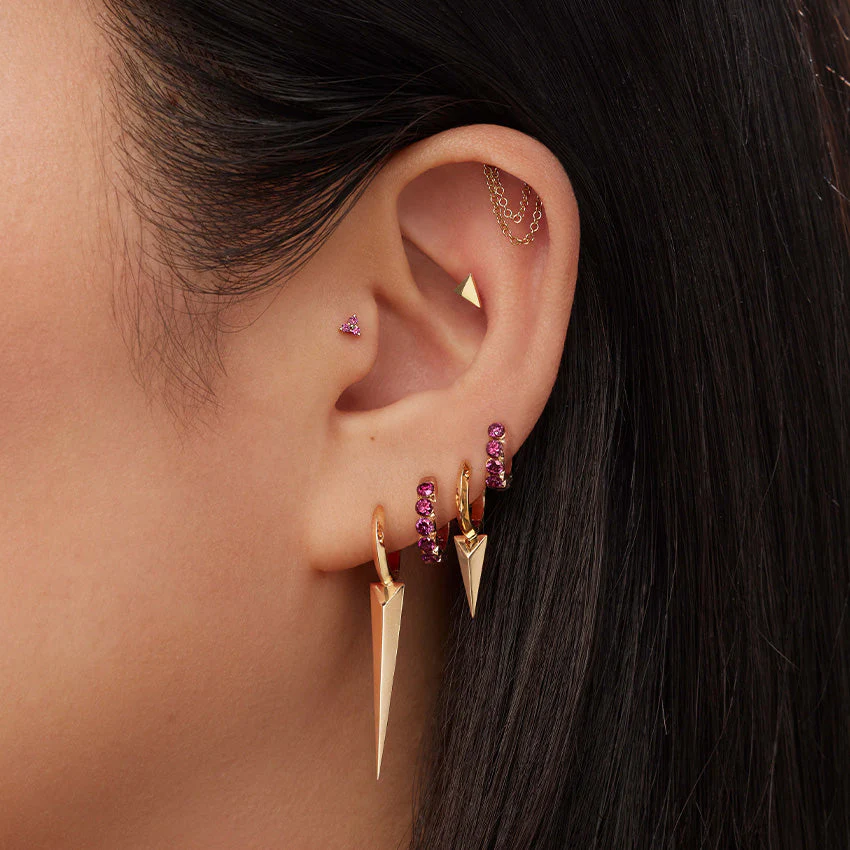 Double Chain Threaded Stud Drape With Titanium Backing - Image 4