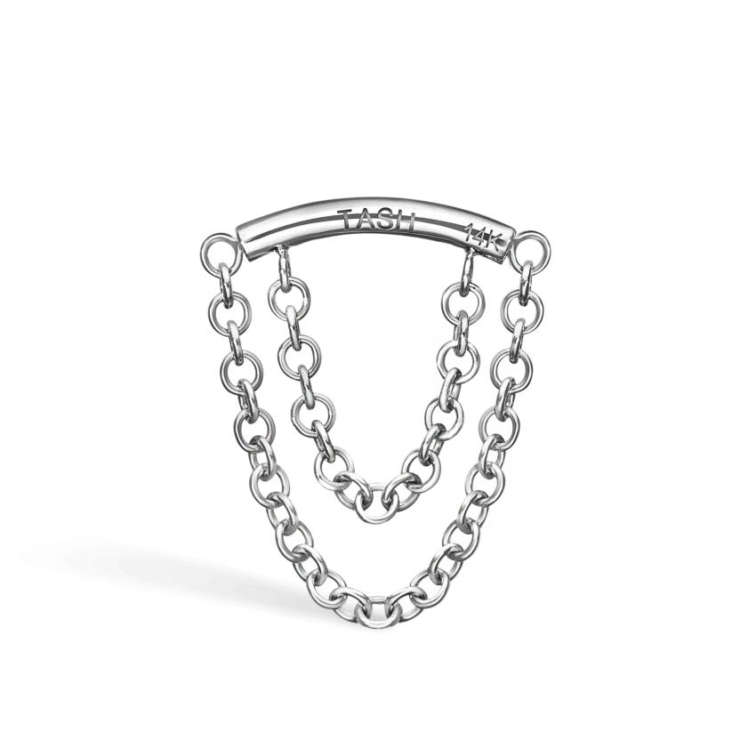 Double Chain Threaded Stud Drape With Titanium Backing - Image 6