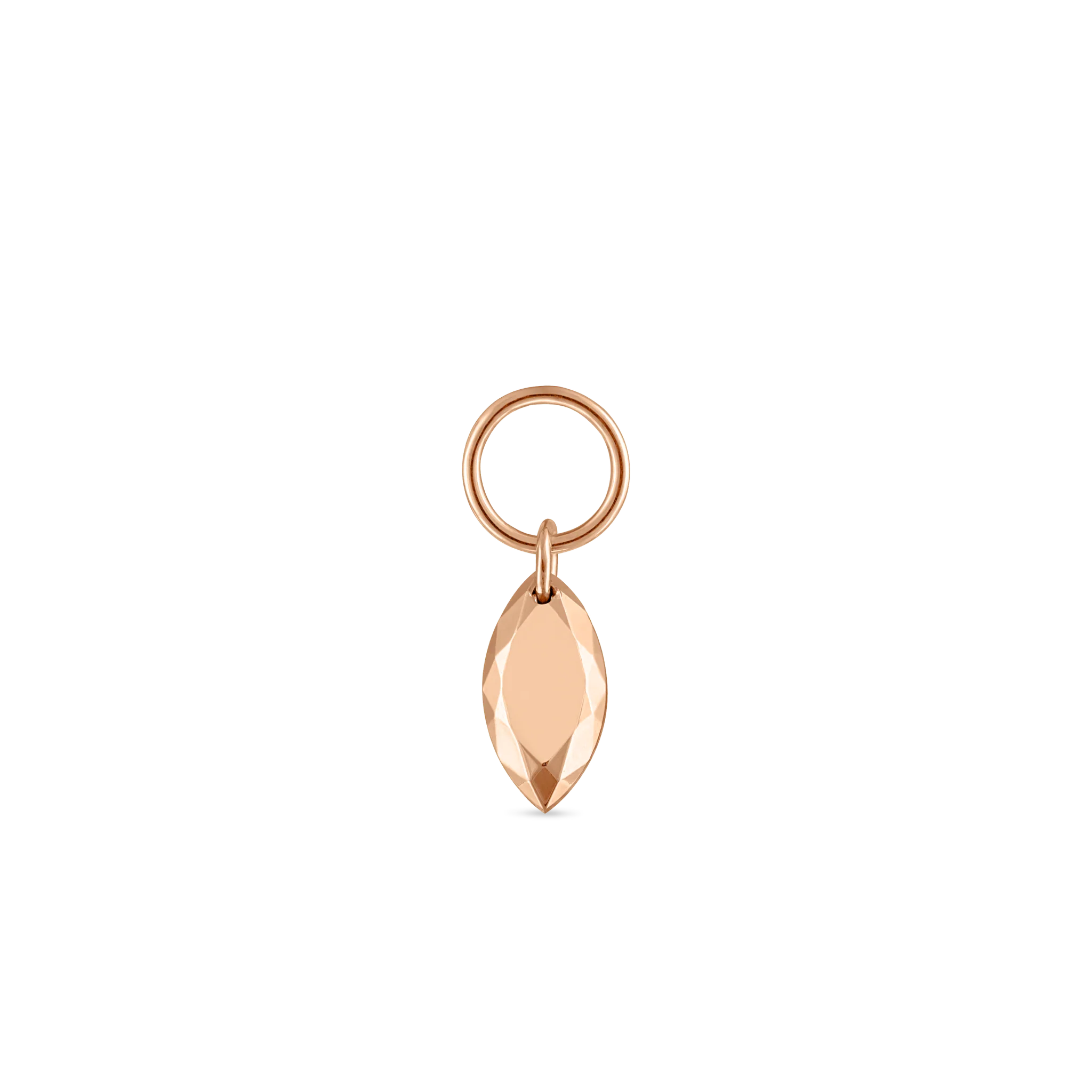Faceted Gold Marquise Charm - Image 54